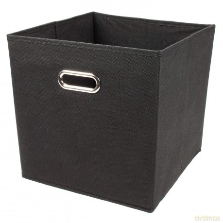 Aufbewahrungsbox Vlies schwarz