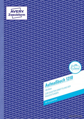 Aufmassbuch A4 100 Blatt