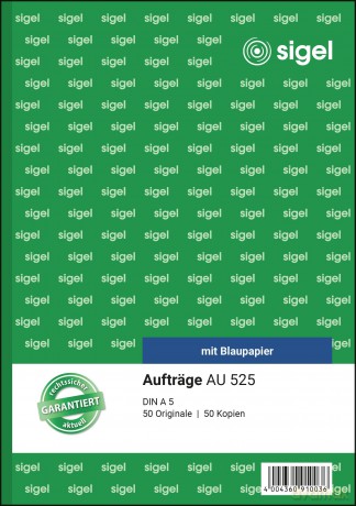 Auftrag,A5,2x50Blatt,2-Fach