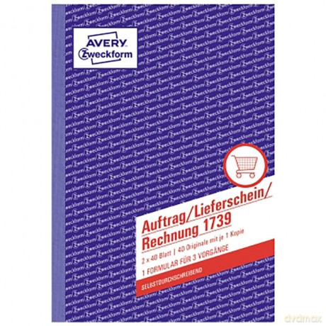 Auftrag/Liefers/Rechn.A5 2x40b