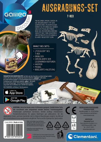 Ausgr. Galileo T-Rex Glow in the dark