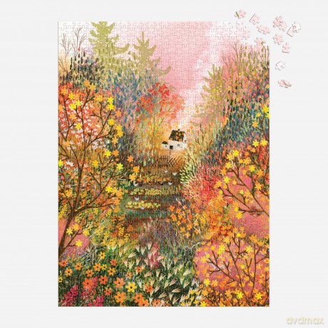 Autumn in the Meadow 1000 Piece Puzzle [KSIĄŻKA]