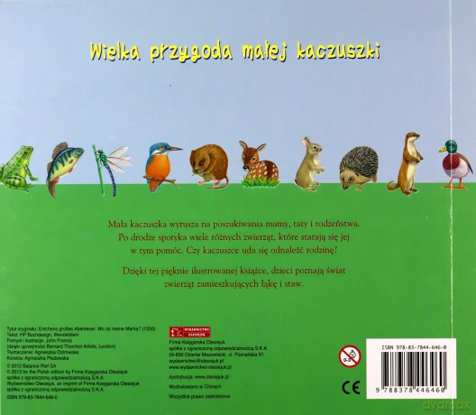 Wielka przygoda małej kaczuszki [KSIĄŻKA]