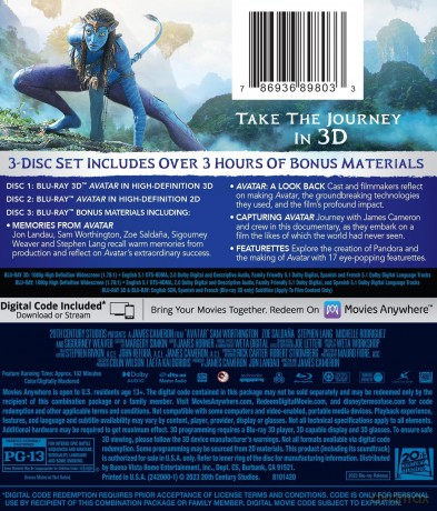Avatar [3xBlu-Ray]