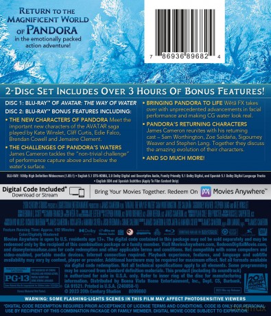 Avatar: The Way Of Water [2xBlu-Ray]