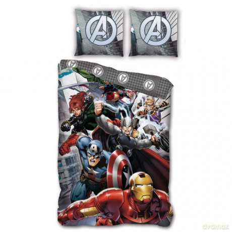 P.Derive: AVENGERS - Duvet Cover 140X200 - '100% m