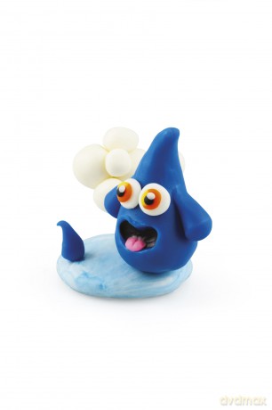 Avenue Mandarine: Avenue Mandarine Knete Softy blau, 0,5 k