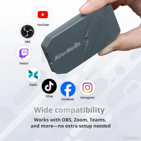 AVerMedia Video Capture Box, Live Stream