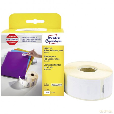 Avery Vielzweck-Etikett 19x51