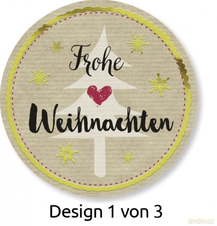 Avery Zweckform: AVERY Zweckform Aufkleber Frohe Weihnach