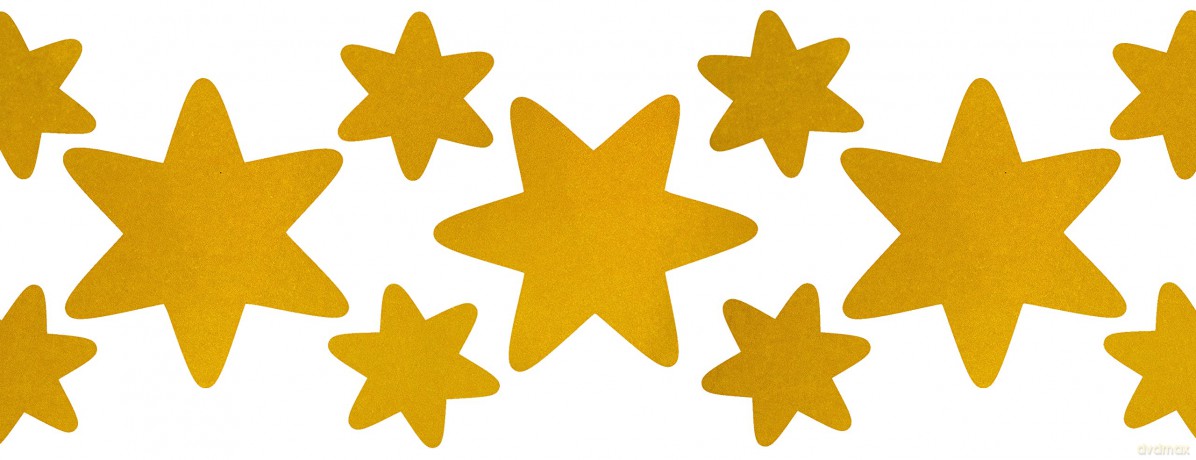 Avery Zweckform: AVERY Zweckform Aufkleber Stern, gold, 1