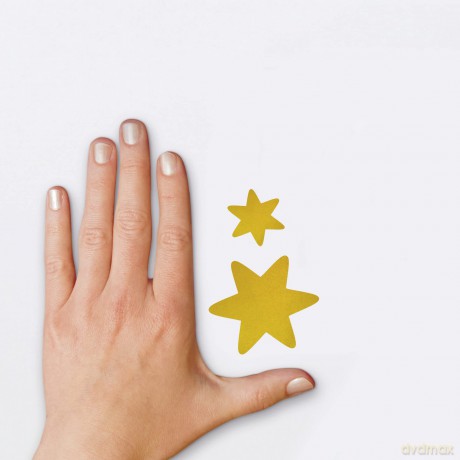 Avery Zweckform: AVERY Zweckform Aufkleber Stern, gold, 1