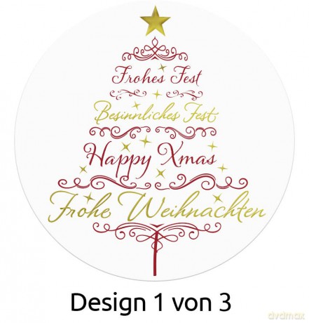 Avery Zweckform: AVERY Zweckform Aufkleber Weihnachtsmoti
