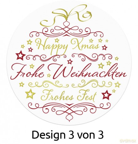 Avery Zweckform: AVERY Zweckform Aufkleber Weihnachtsmoti
