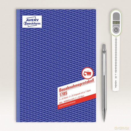AVERY Zweckform Formularbuch 1785 Bauabn