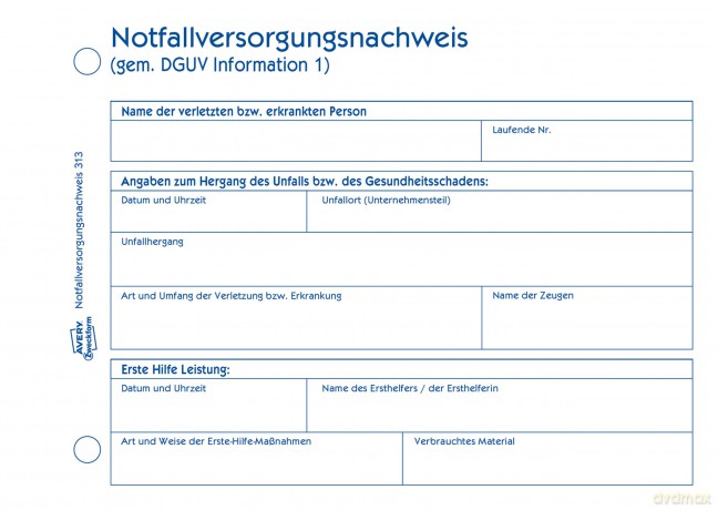 AVERY Zweckform Formularbuch 313 Erste H
