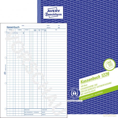AVERY Zweckform Kassenbuch/EDV Formularb