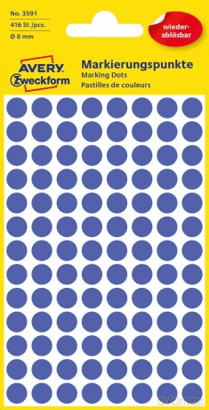 AVERY Zweckform Klebepunkte 3591 blau