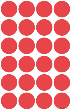 AVERY Zweckform Klebepunkte 3595 rot