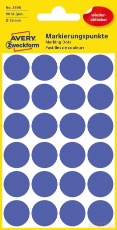 AVERY Zweckform Klebepunkte 3596 blau