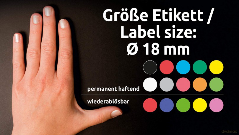 AVERY Zweckform Klebepunkte 3596 blau