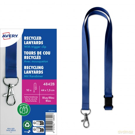 Avery Zweckform: AVERY Zweckform Lanyards blau 10 St.