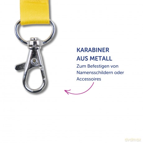 Avery Zweckform: AVERY Zweckform Lanyards gelb 10 St.