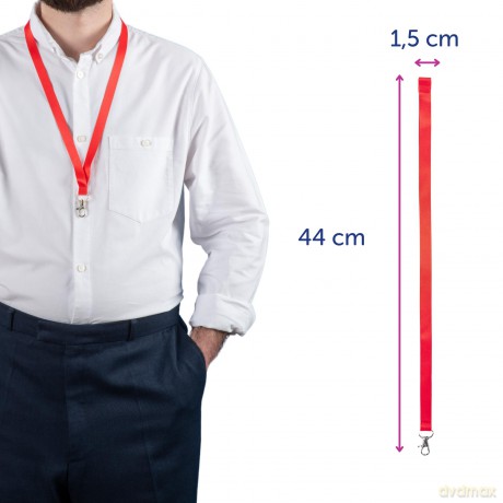 Avery Zweckform: AVERY Zweckform Lanyards rot 10 St.