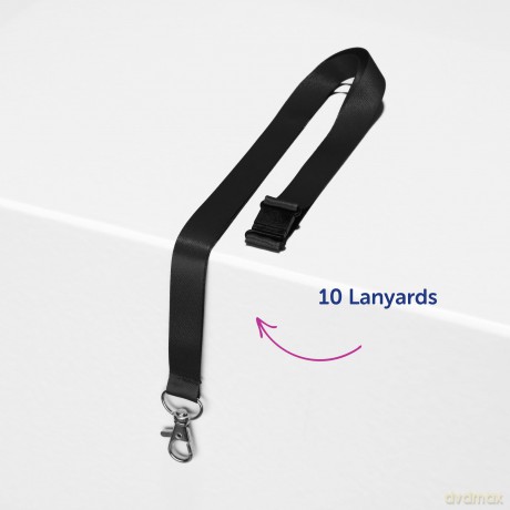 Avery Zweckform: AVERY Zweckform Lanyards schwarz 10 St.
