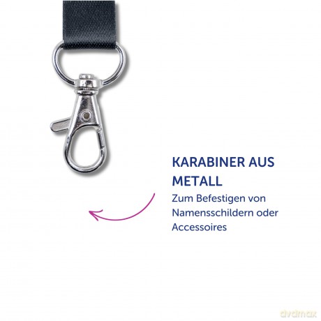 Avery Zweckform: AVERY Zweckform Lanyards schwarz 10 St.
