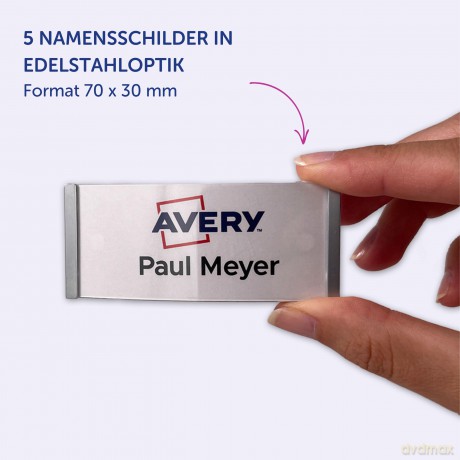 Avery Zweckform: AVERY Zweckform Namensschilder mit Magne