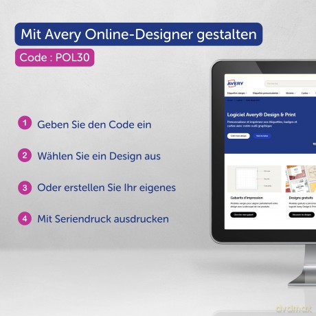 Avery Zweckform: AVERY Zweckform Namensschilder mit Magne
