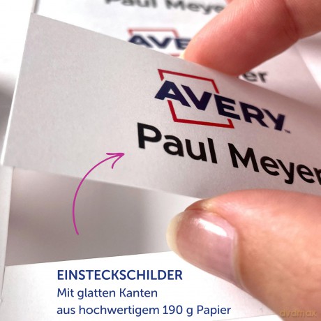 Avery Zweckform: AVERY Zweckform Namensschilder mit Magne