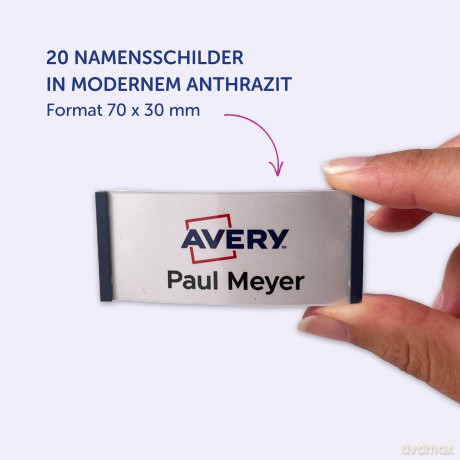 Avery Zweckform: AVERY Zweckform Namensschilder mit Magne