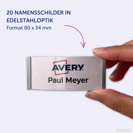 Avery Zweckform: AVERY Zweckform Namensschilder mit Magne
