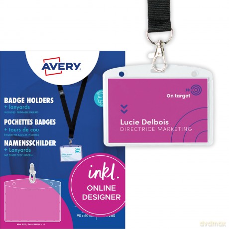Avery Zweckform: AVERY Zweckform Namensschilder mit Texti
