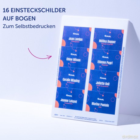 Avery Zweckform: AVERY Zweckform Namensschilder mit Texti