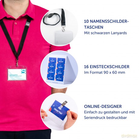 Avery Zweckform: AVERY Zweckform Namensschilder mit Texti