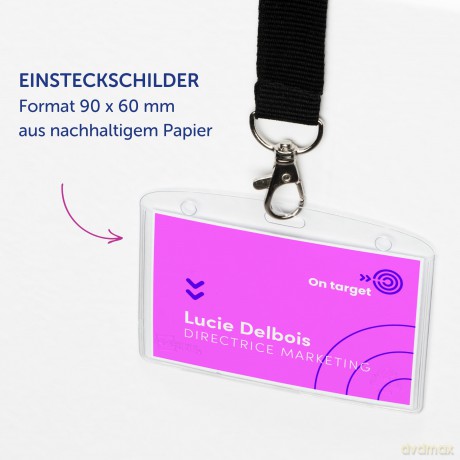 Avery Zweckform: AVERY Zweckform Namensschilder mit Texti