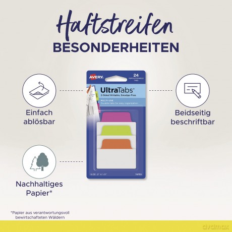 Avery Zweckform: AVERY Zweckform UltraTabs Multi-Use Haft