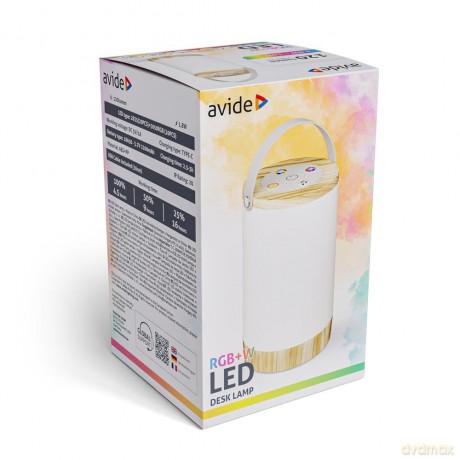 Avide LED tragbare Tischlampe RGB mit D10ZubehśrSONSTIGES540186989432.99125.03.20260789461 5999097