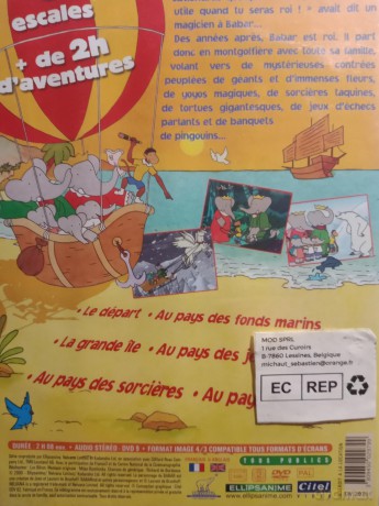 Babar Le Grand Voyage De Babar Vol 1 -6 Histoires [DVD]