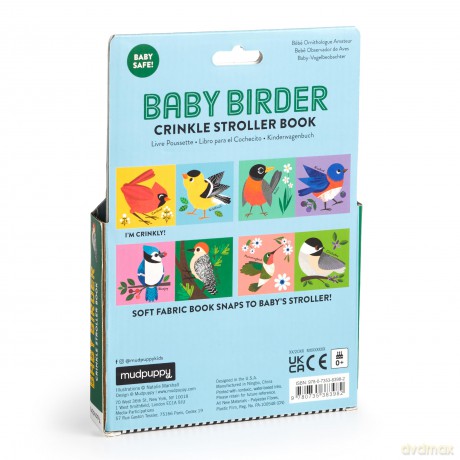 Baby Birder Crinkle Fabric Stroller Book [KSIĄŻKA]