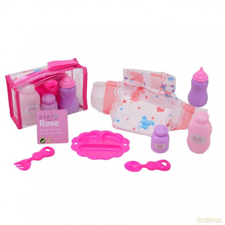 Baby Rose Verzorgset in Tas