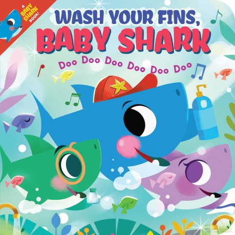 Baby Shark Wash Your Fins Baby Shark Board Book [KSIĄŻKA]