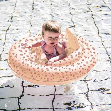 Babyschwimmring Altrosa Leopard 0-1 J.
