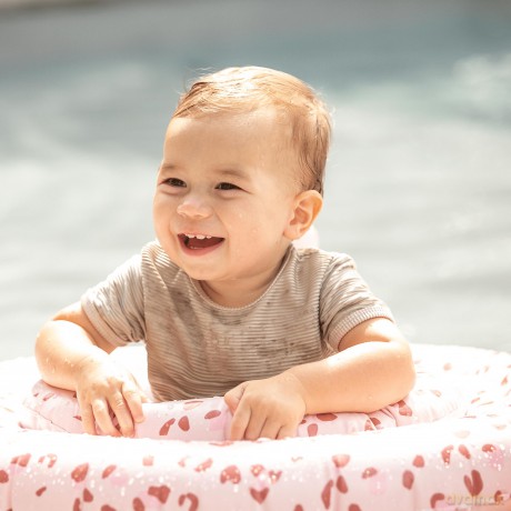 Babyschwimmring Altrosa Leopard 0-1 J.