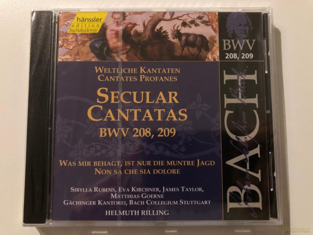 Bach - Collegium - Rilling: Bach - Kantaten Bwv 208 209 [CD]