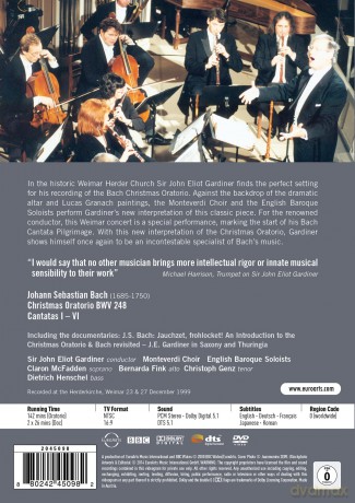 Bach: Christmas Oratorio [2DVD]