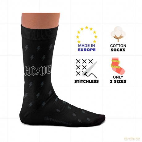 AC/DC: Back In Black (Eur 36-40/Uk 4-7/Us 4˝-7˝)
